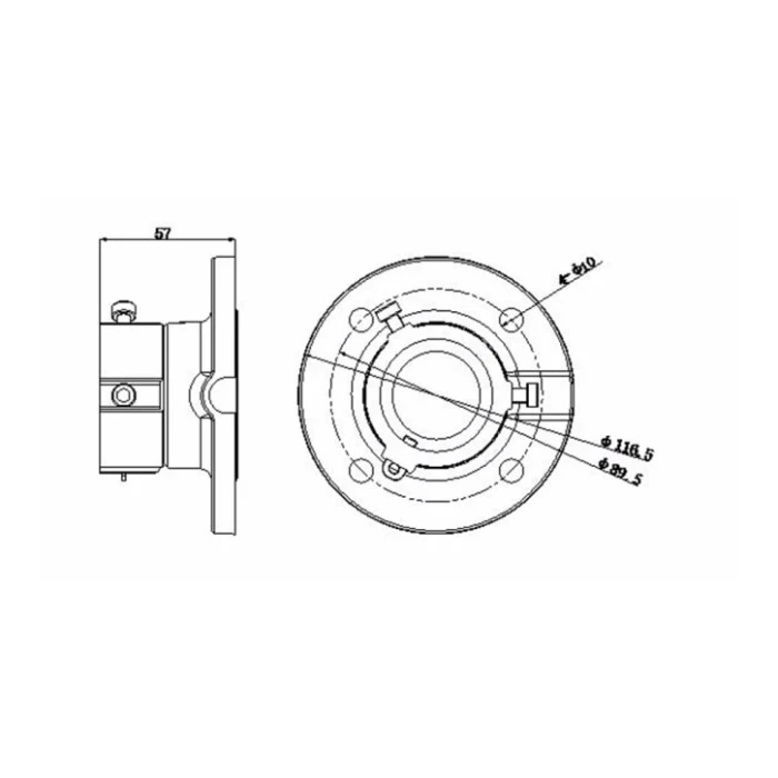Кронштейн Hikvision DS-1663ZJ Hikvision 1891