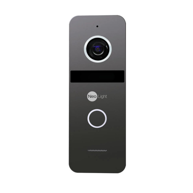Комплект видеодомофона Neolight Alpha Hybrid IP Kit (Alpha Hybrid + Solo IP + РоЕ адаптер) Graphite