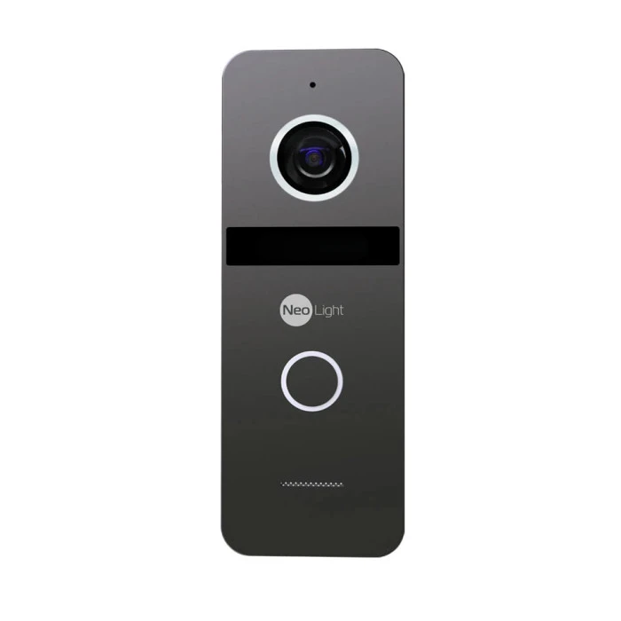 Комплект видеодомофона Neolight Alpha Hybrid IP Kit (Alpha Hybrid + Solo IP + РоЕ адаптер) Graphite