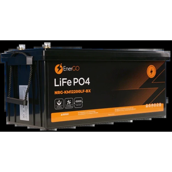 Аккумулятор EnerGo LiFePO4 12V 200Ah (NRG-KM12200LF-BX)
