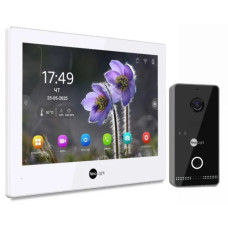 Комплект видеодомофона Neolight Alpha Hybrid IPWO Kit (Alpha Hybrid + Optima IPW) Black