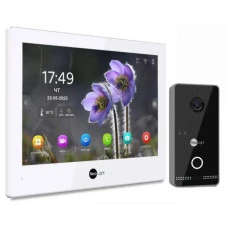 Комплект видеодомофона Neolight Alpha Hybrid IPWO Kit (Alpha Hybrid + Optima IPW) Black