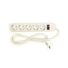 Сетевой фильтр PowerPlant 1.8 м, 3x1.5мм2, 10А, 5 розеток (JY-1056/1.8) PowerPlant 8951