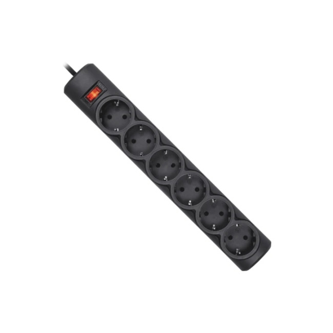 Сетевой фильтр питания Defender DFS 155, 5 m, 6 роз (99496) 16663