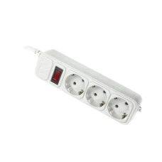 Сетевой фильтр Maxxter SPM3-G-10G 3 м кабель, 3 розетки, серый Maxxter 5085