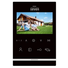 Видеодомофон SEVEN DP–7541 Black