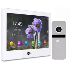 Комплект видеодомофона Neolight Alpha Hybrid HD Kit (Alpha Hybrid + Solo FHD) Silver