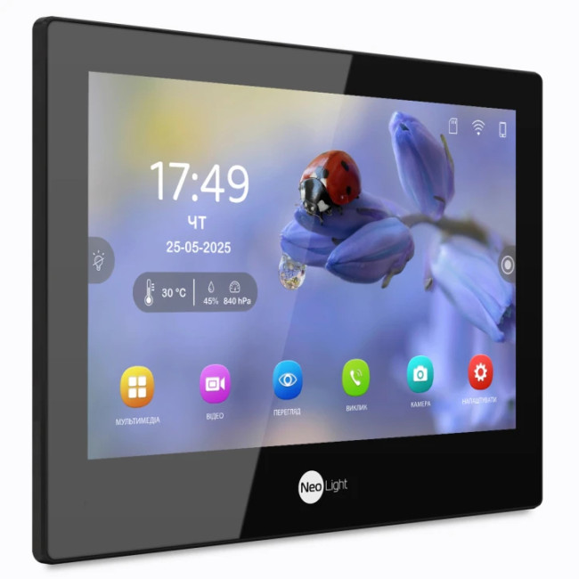 Комплект відеодомофону Neolight Alpha Hybrid HD Kit (Alpha Hybrid + Solo FHD) B/Graphite