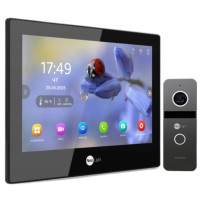 Комплект відеодомофону Neolight Alpha Hybrid HD Kit (Alpha Hybrid + Solo FHD) B/Graphite