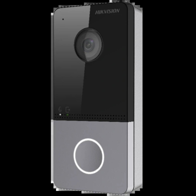 IP вызывная панель Hikvision DS-KV6113-WPE1(C) Black