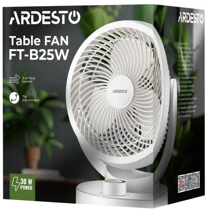 Вентилятор Ardesto FT-B25W