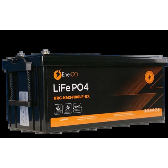 Аккумулятор EnerGo LiFePO4 24V 100Ah (NRG-KM24100LF-BX)