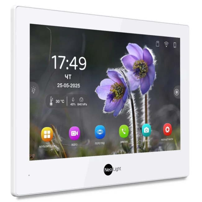 Комплект відеодомофону Neolight Alpha Hybrid HD Kit (Alpha Hybrid + Prime FHD) Silver