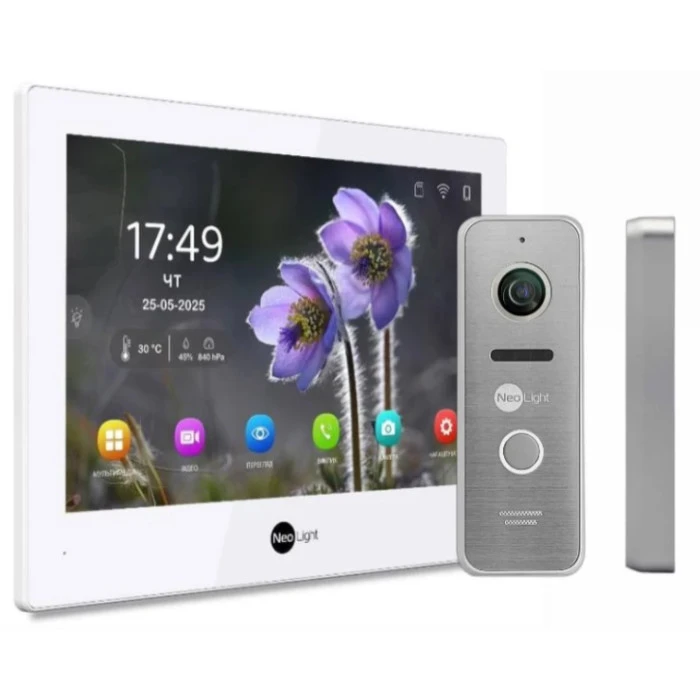 Комплект видеодомофона Neolight Alpha Hybrid HD Kit (Alpha Hybrid + Prime FHD) Silver