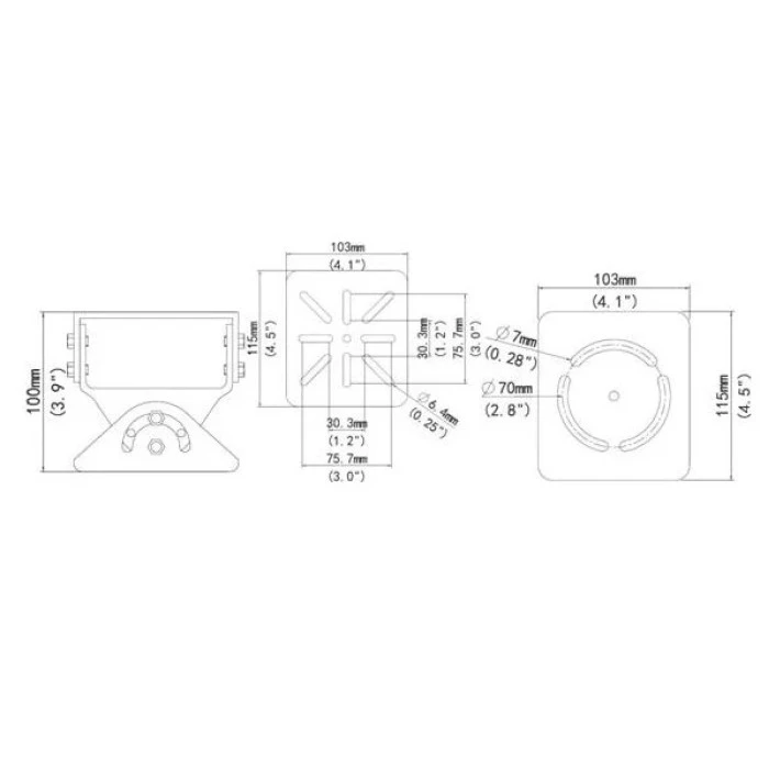 Монтажная платформа для камеры Uniview TR-UV06-A-IN