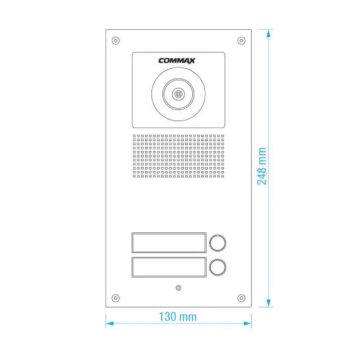 Многоабонентская вызывная панель Commax DRC-4UC Silver