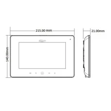IP видеодомофон Dahua DHI-VTH5221DW-S2 White