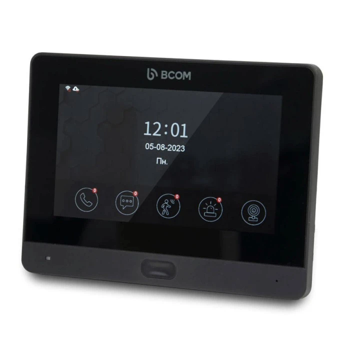 Відеодомофон BCOM BD-760FHD/T Black (242052)