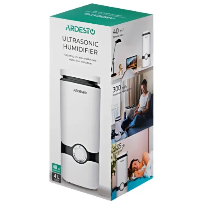 Зволожувач повітря Ardesto USH-M-BTN-4L-W