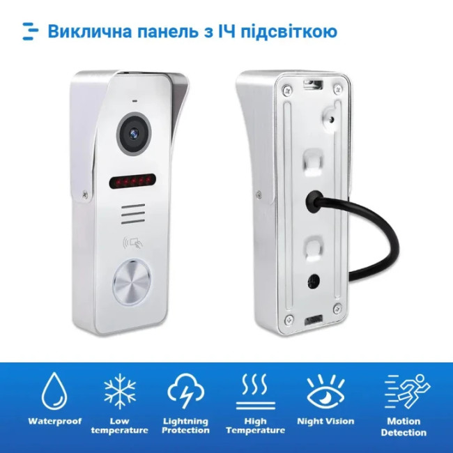 Панель виклику SEVEN CP-7500FHD-Wi-Fi White