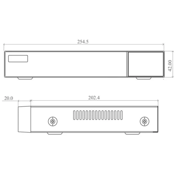 Мережевий IP відеореєстратор TVT TD-3016H1-B1-B (64-64)
