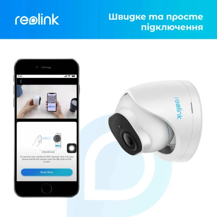 IP-видеокамера Reolink P334 2.8мм White (RLC-820A)