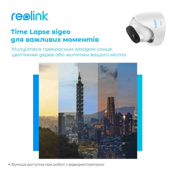 IP-видеокамера Reolink P334 2.8мм White (RLC-820A)