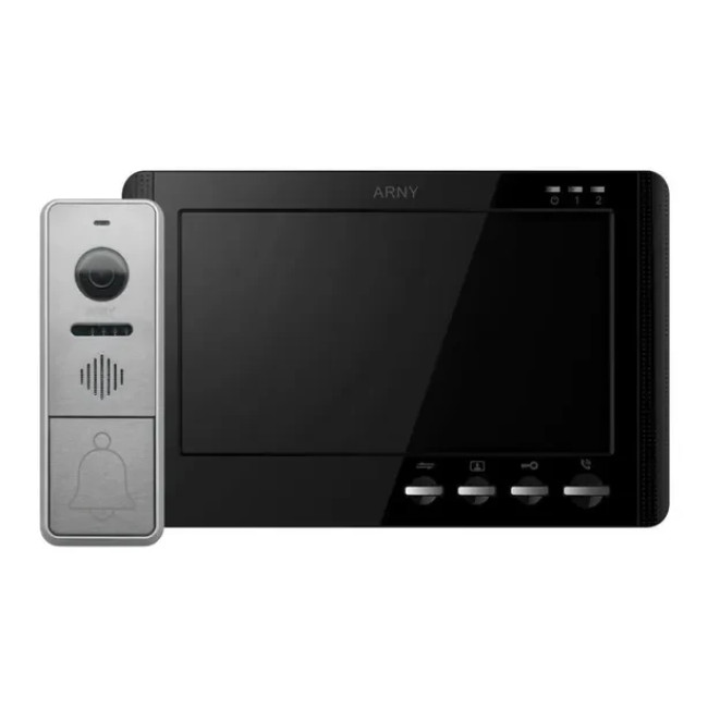 Комплект відеодомофону Arny AVD-7942 Black/Silver