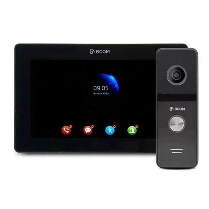Комплект видеодомофона BCOM BD-770FHD/T Kit Black (240557)