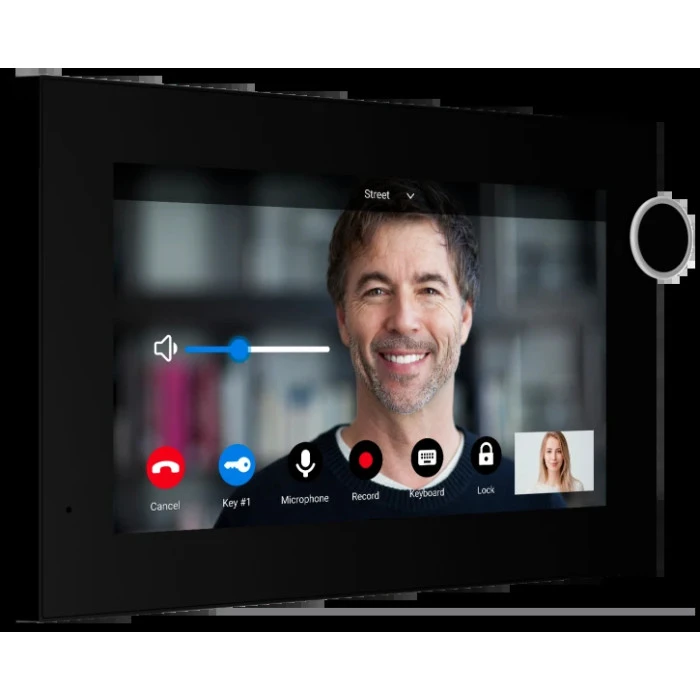 IP видеодомофон Bas-IP AZ-07L Black (AZ-07L_B)