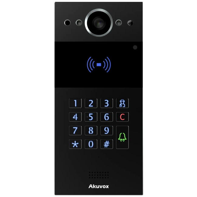 Многоабонентная вызывная панель Copy Akuvox R20K Molding Black (00-00002068)