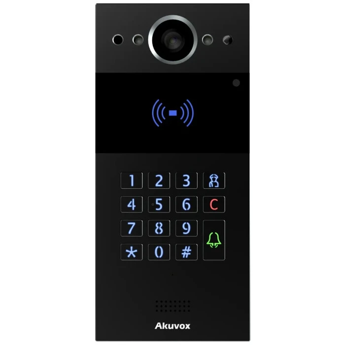 Многоабонентная вызывная панель Copy Akuvox R20K Molding Black (00-00002068)