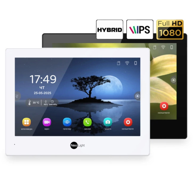 Видеодомофон Neolight Alpha Hybrid White