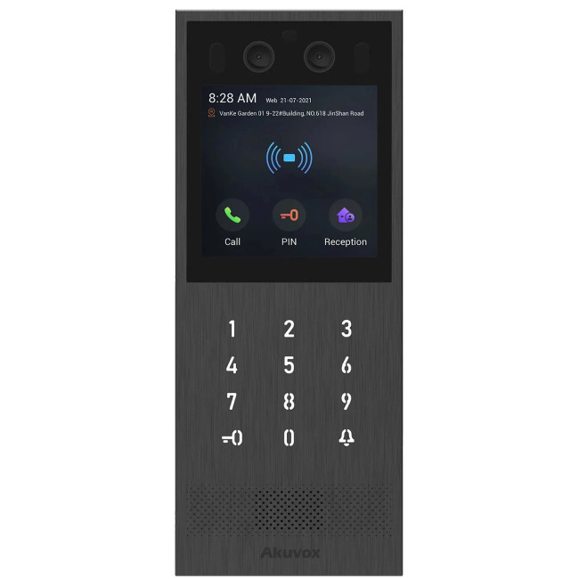 Многоабонетская вызывная панель Akuvox X912S Black