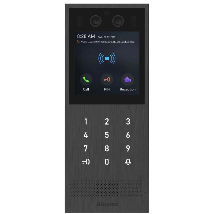 Многоабонетская вызывная панель Akuvox X912S Black