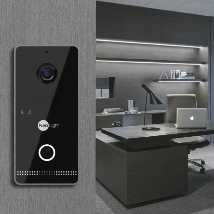 Виклична панель Neolight OPTIMA IPW графіт/чорний акрил