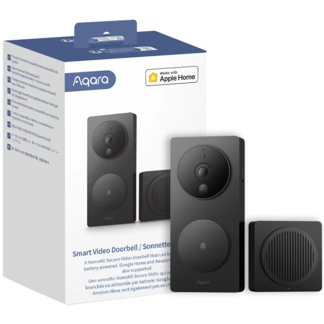 Видеозвонок Aqara Smart Video Doorbell G4 Black (SVD-C03)