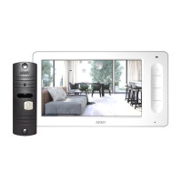 Комплект відеодомофону Arny AVD-7006 White/Copper