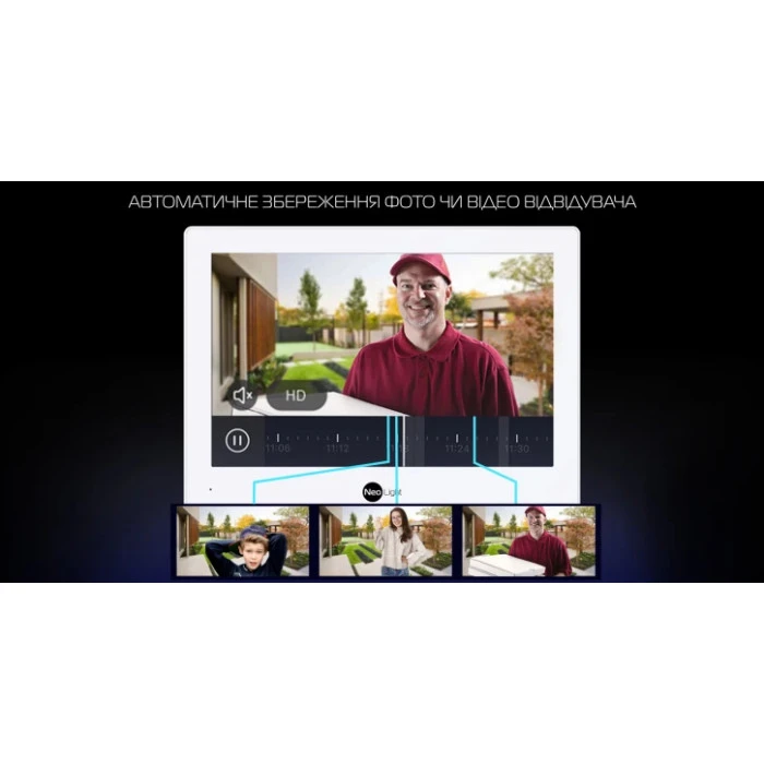 Видеодомофон Neolight Alpha Hybrid Black