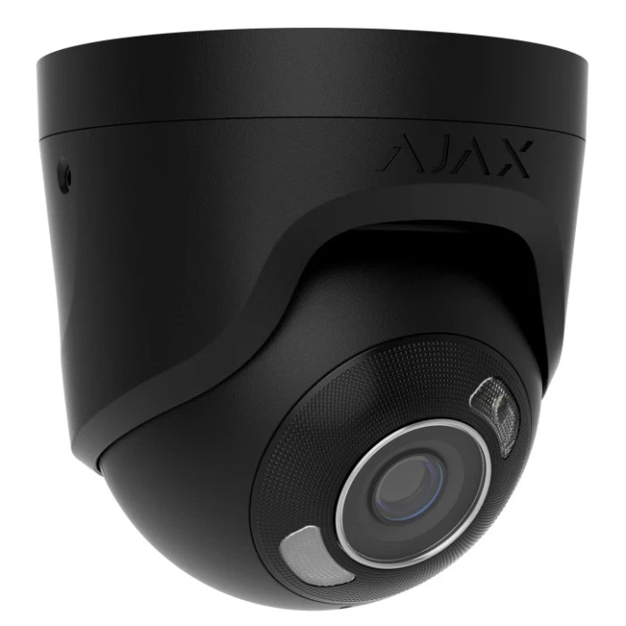 Дротова охоронна IP-камера Ajax TurretCam HL (5 Mp/4 mm) Black (126262.197.BL1)
