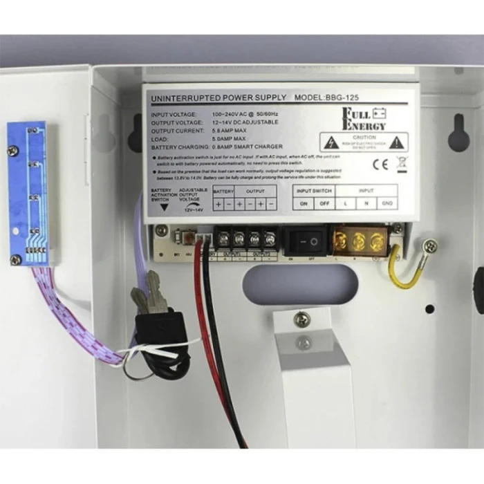Блок безперебійного живлення Full Energy BBG-125 для відеоспостереження під акумулятор до 7 Аг Full Energy 16116