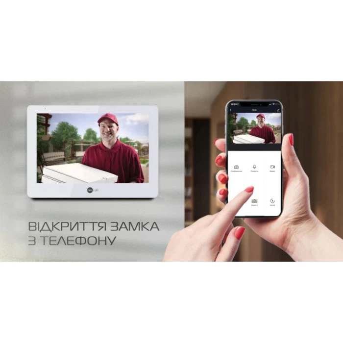 Видеодомофон Neolight Alpha Hybrid White