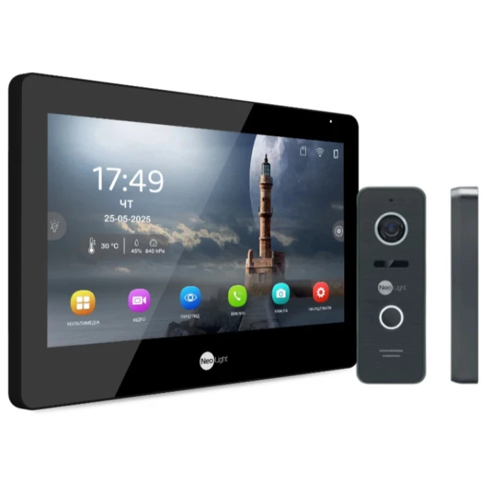 Комплект видеодомофона Neolight Mezzo Hybrid HD Kit (Mezzo Hybrid + Prime FHD) B/Black