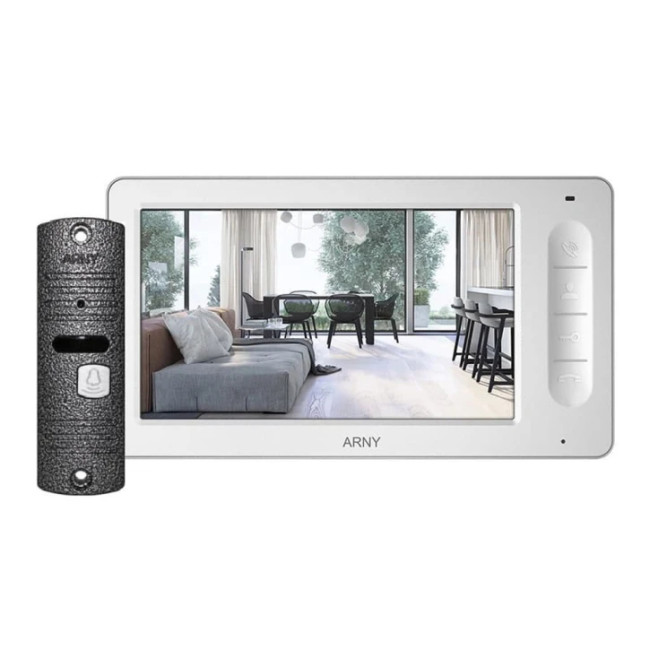 Комплект видеодомофона Arny AVD-7005 White/Grey