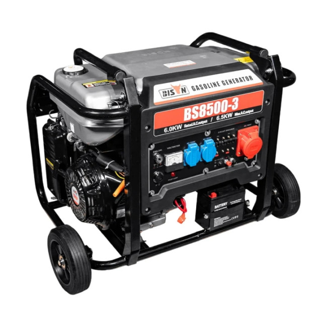 Генератор бензиновый Bison BS8500-3 Black (41-00408)