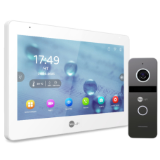 Комплект видеодомофона Neolight Mezzo Hybrid IPW Kit (Mezzo Hybrid + Solo IPW + РоЕ адаптер) Graphite