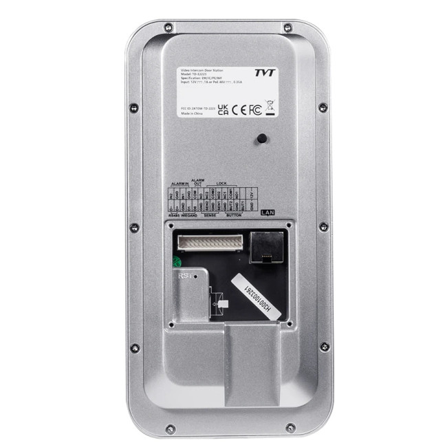 IP-видеодомофон TVT TD-E2223-EM/IC/PE/WF Black (82-00403)