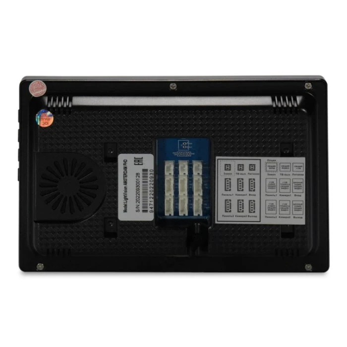 Відеодомофон Light Vision 7″AMSTERDAM FHD Black (82-00205)