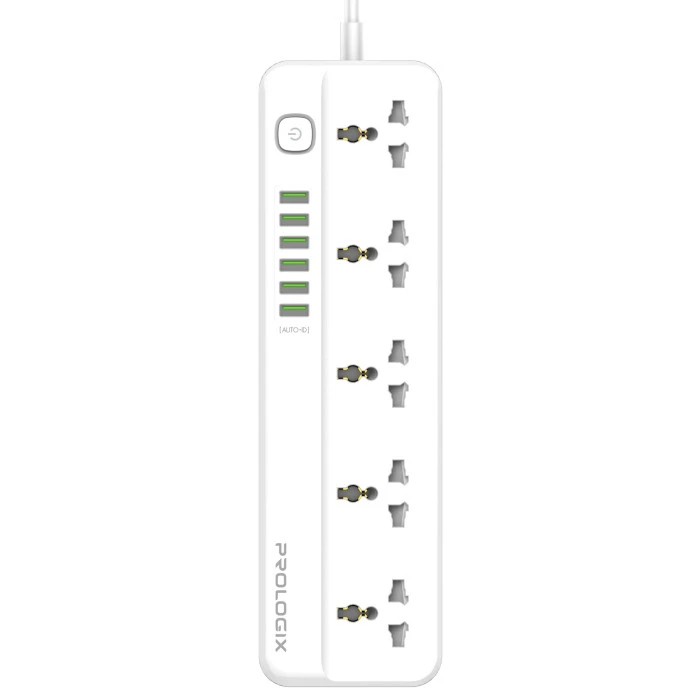 Сетевой фильтр ProLogix Premium PR-SC5614W 5/2m, 6xUSB White (PR-SC5614W)