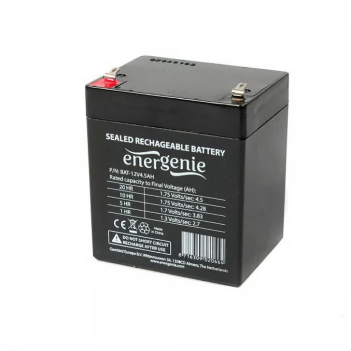 Аккумуляторная батарея EnerGenie 12V 4.5Ah (BAT-12V4.5AH) EnerGenie 3038